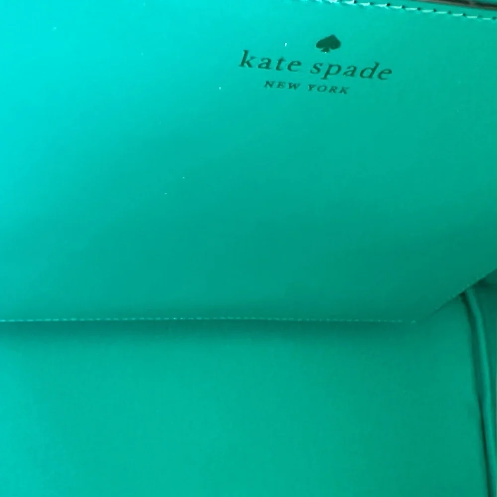 Kate Spade Mint Green Saffiano Leather Tote Large Work Laptop Bag NWOT Chic